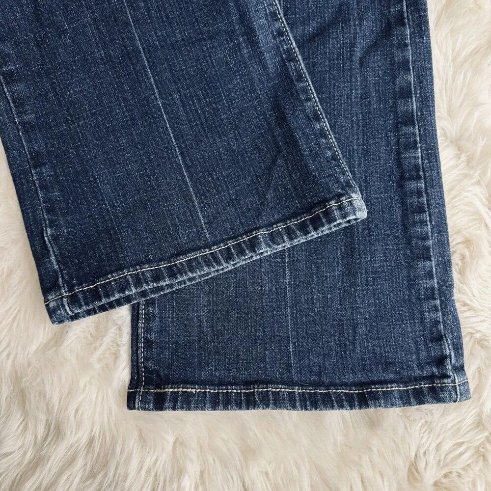 Y2K Levis 545 Low Bootcut Jeans 10/12 (32x30) Blue Denim Stretch Womens